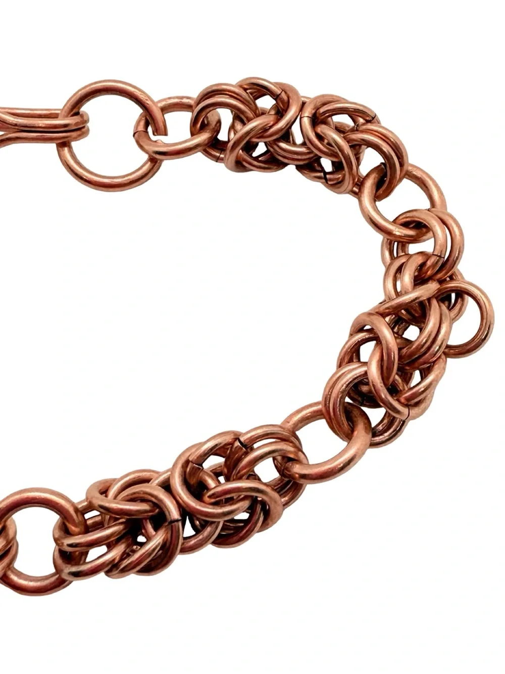 ✨ Gorgeous Handmade Byzantine Love Knot Chainmaille Bracelet ✨